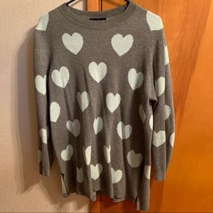 Lane Bryant heart sweater- size 14/16
